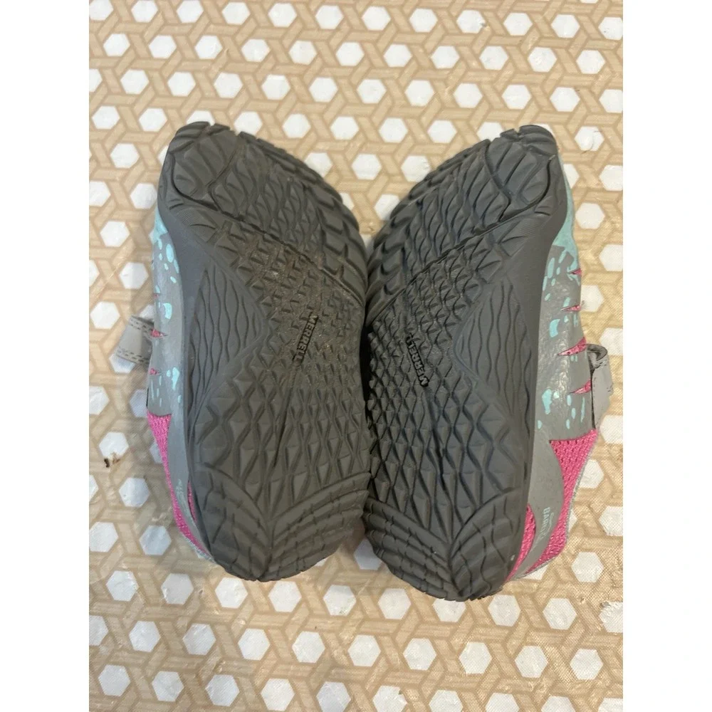 Merrell Kids Water Shoes in Pink and Teal with Gray Accents